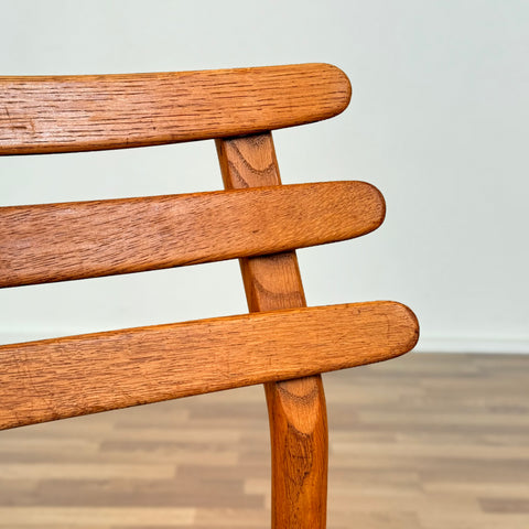 Set of 7 chairs made of solid oak by Poul Volher, 1950s-60s, Denmark - Beyo Vintage