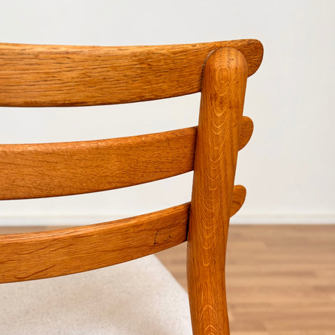 Set of 7 chairs made of solid oak by Poul Volher, 1950s-60s, Denmark - Beyo Vintage
