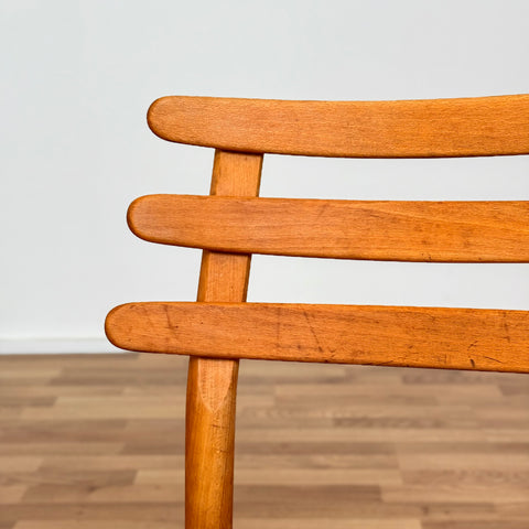 Set of 7 chairs made of solid oak by Poul Volher, 1950s-60s, Denmark - Beyo Vintage