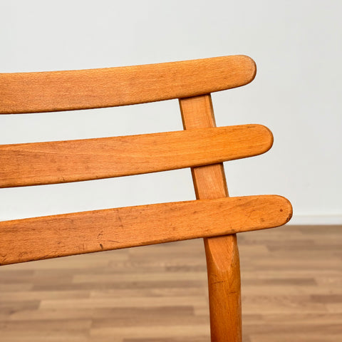 Set of 7 chairs made of solid oak by Poul Volher, 1950s-60s, Denmark - Beyo Vintage