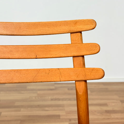 Set of 7 chairs made of solid oak by Poul Volher, 1950s-60s, Denmark - Beyo Vintage
