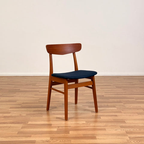 Set of 8 chairs made of teak and beech by Findahl möbelfabrik, 1950s-60s, Denmark - Beyo Vintage