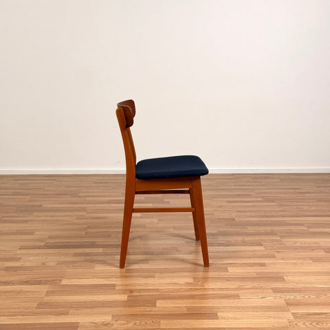 Set of 8 chairs made of teak and beech by Findahl möbelfabrik, 1950s-60s, Denmark - Beyo Vintage
