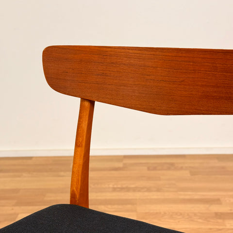 Set of 8 chairs made of teak and beech by Findahl möbelfabrik, 1950s-60s, Denmark - Beyo Vintage