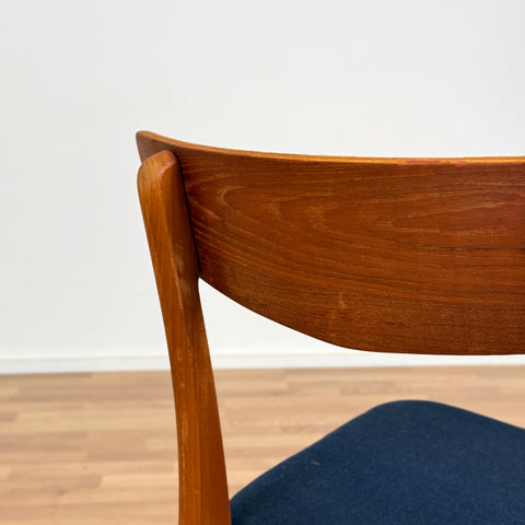 Set of 8 chairs made of teak and beech by Findahl möbelfabrik, 1950s-60s, Denmark - Beyo Vintage