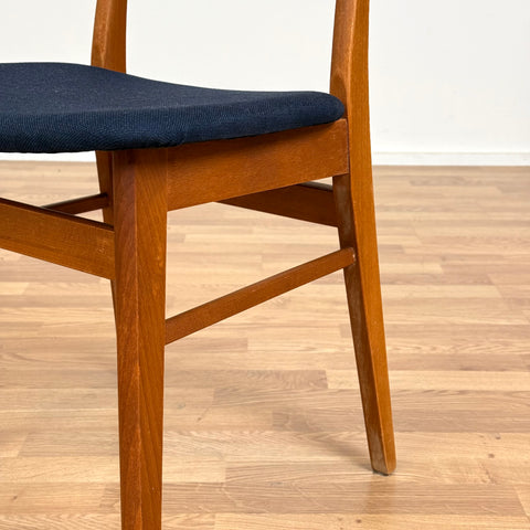 Set of 8 chairs made of teak and beech by Findahl möbelfabrik, 1950s-60s, Denmark - Beyo Vintage