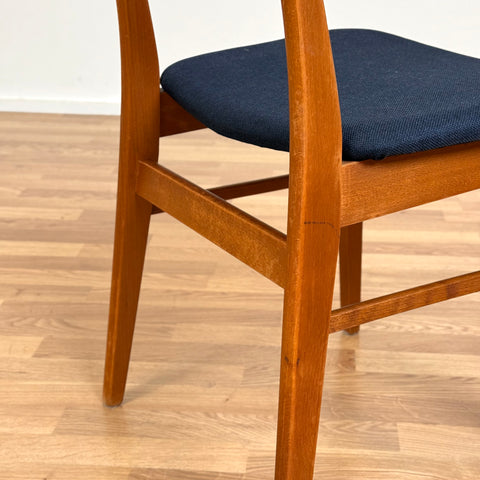 Set of 8 chairs made of teak and beech by Findahl möbelfabrik, 1950s-60s, Denmark - Beyo Vintage