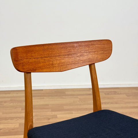 Set of 8 chairs made of teak and beech by Findahl möbelfabrik, 1950s-60s, Denmark - Beyo Vintage