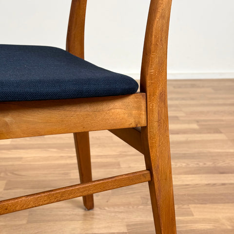 Set of 8 chairs made of teak and beech by Findahl möbelfabrik, 1950s-60s, Denmark - Beyo Vintage