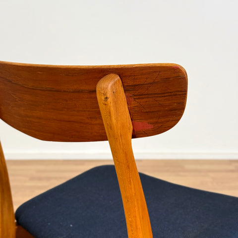 Set of 8 chairs made of teak and beech by Findahl möbelfabrik, 1950s-60s, Denmark - Beyo Vintage