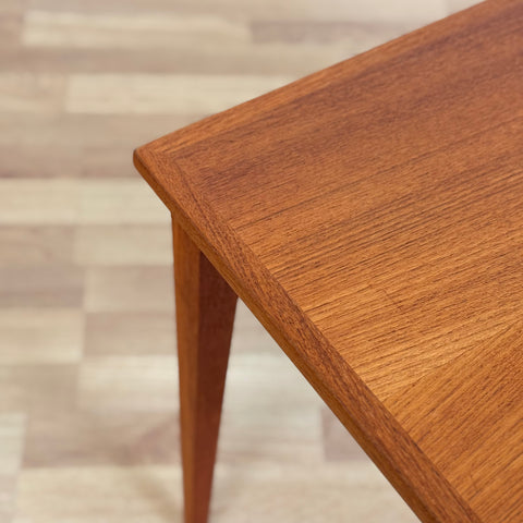 Danish side table in teak