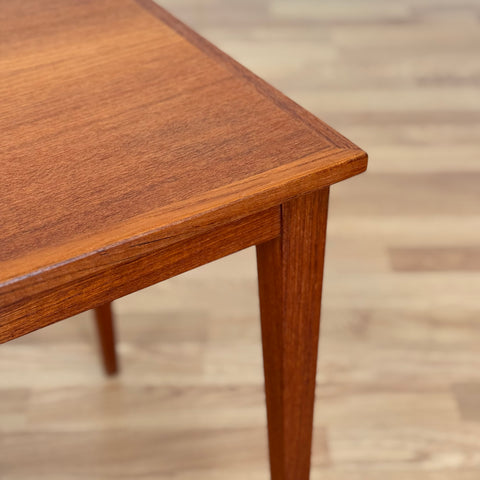 Danish side table in teak