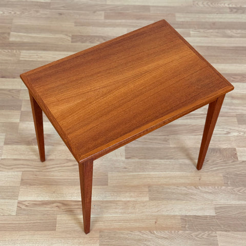Danish side table in teak