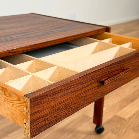 Side table by PBJ Mobler in teak, 1950s-60s, Denmark - Beyo Vintage