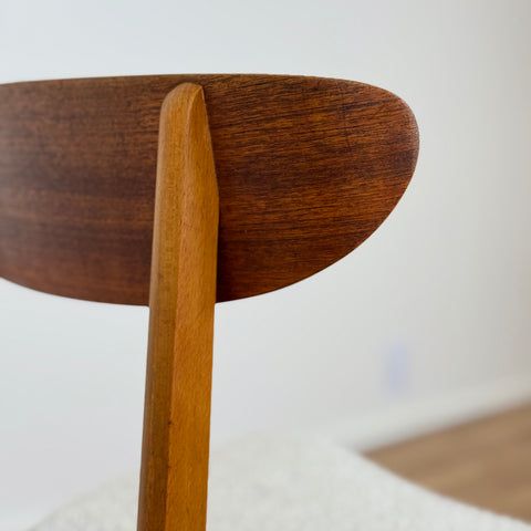 Single chair made of teak and beech, 1950s-60s, Denmark - Beyo Vintage