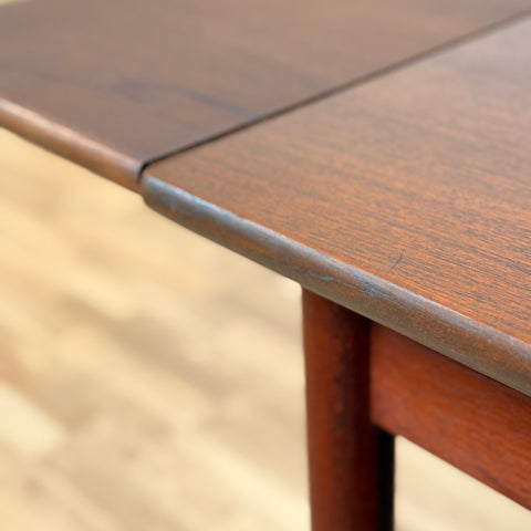 Danish small dining table in teak
