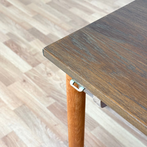 Small squere dining table in oak & beech, 1950s-60s, Denmark - Beyo Vintage