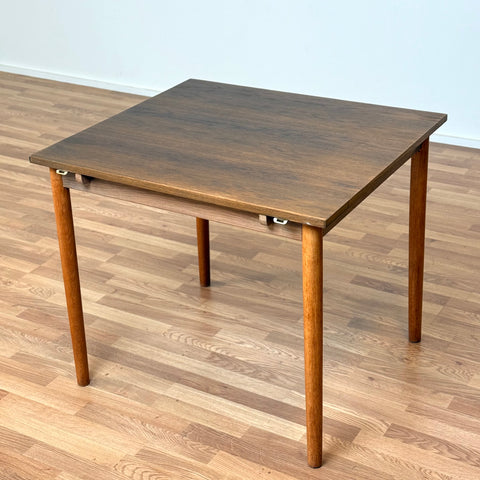 Small squere dining table in oak & beech, 1950s-60s, Denmark - Beyo Vintage