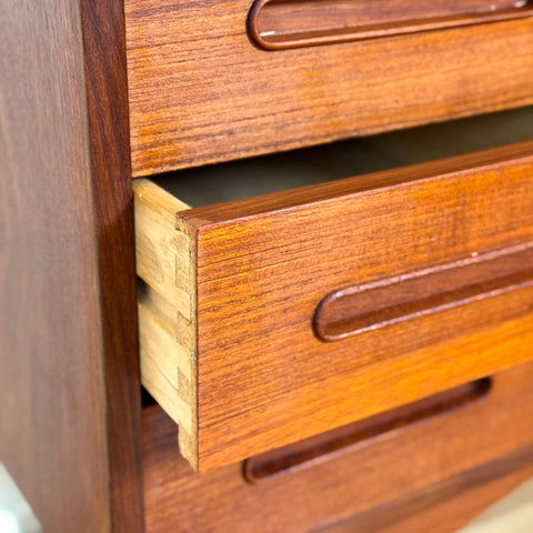 Writing desk in teak, 1950s-60s, Denmark - Beyo Vintage