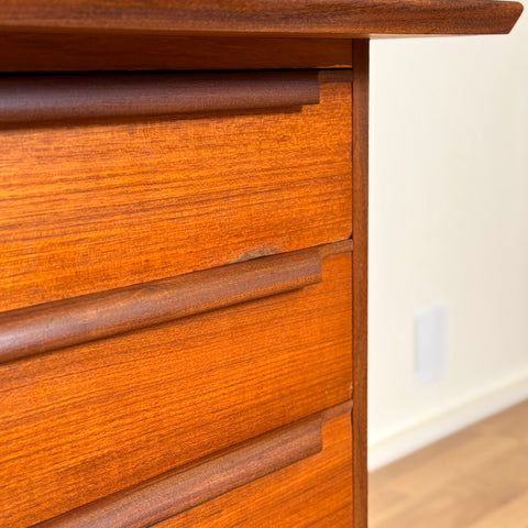 Writing desk in teak, 1950s-60s, Denmark - Beyo Vintage