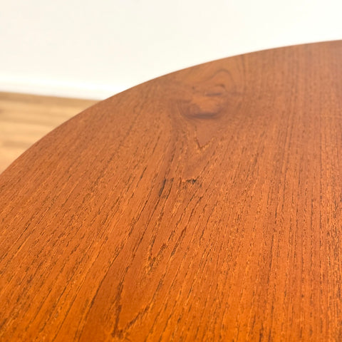 Dining round table in teak by Kai Kristiansen , 1950s-60s, Denmark - Beyo Vintage