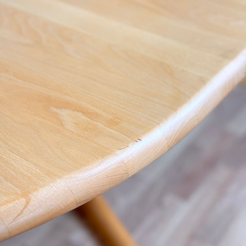 Dining table in beech by Skovby Møbelfabrik, Model 17, ca. 1980s, Denmark - Beyo Vintage