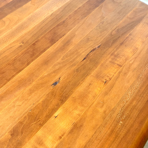 Dining table in cherry by Skovby Møbelfabrik, Model 75, ca. 1980s, Denmark - Beyo Vintage