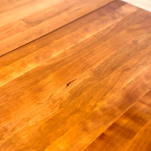 Dining table in cherry by Skovby Møbelfabrik, Model 75, ca. 1980s, Denmark - Beyo Vintage