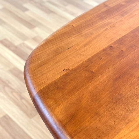 Dining table in cherry by Skovby Møbelfabrik, Model 75, ca. 1980s, Denmark - Beyo Vintage