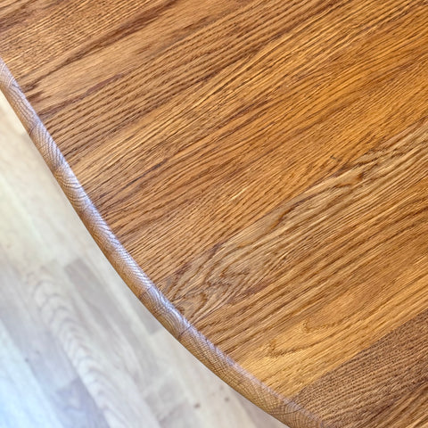 Dining table in solid oak by Skovby Møbelfabrik, Model 75, ca. 1980s, Denmark - Beyo Vintage