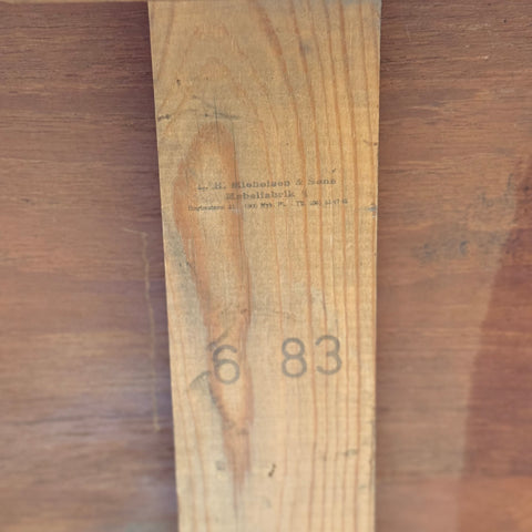 Dining table in teak and oak by Børge Mogensen, 1950s-60s, Denmark - Beyo Vintage