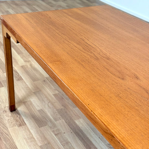 Dining table in teak and oak by Børge Mogensen, 1950s-60s, Denmark - Beyo Vintage