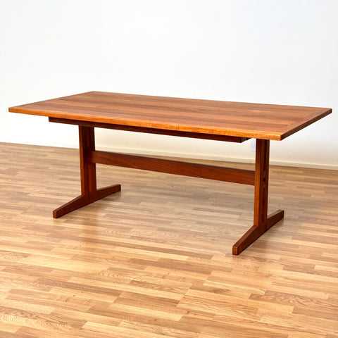 Dining table in teak by Ulferts, Tibro, 1960s-70s, Sweden - Beyo Vintage
