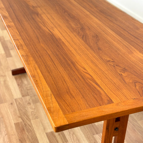 Dining table in teak by Ulferts, Tibro, 1960s-70s, Sweden - Beyo Vintage