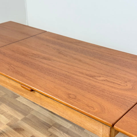 Dining table in teak/oak by EJ Mobler, 1950s-60s, Denmark - Beyo Vintage