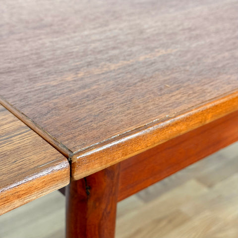 Dining table in teak with 2 extensions, 1950s-60s, Sweden - Beyo Vintage