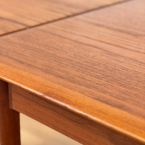 Dining table with 2 extensions in teak, 1950s-60s - Beyo Vintage