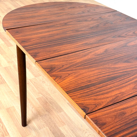 Dining table with 3 extensions "Arne Vodder", 1950s-60s, Denmark - Beyo Vintage