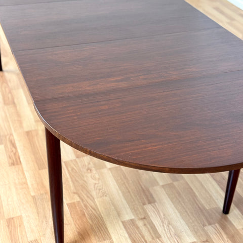 Dining table with 4 extensions "Arne Vodder", 1950s-60s, Denmark - Beyo Vintage