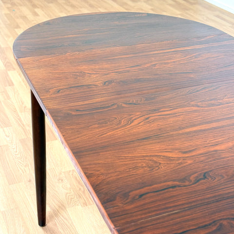 Dining table with 4 extensions "Arne Vodder", 1950s-60s, Denmark - Beyo Vintage