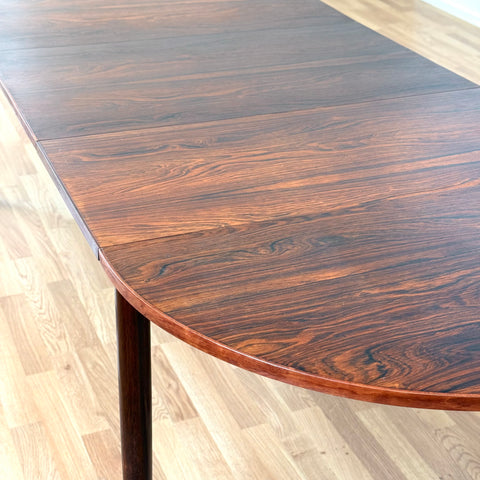 Dining table with 4 extensions "Arne Vodder", 1950s-60s, Denmark - Beyo Vintage