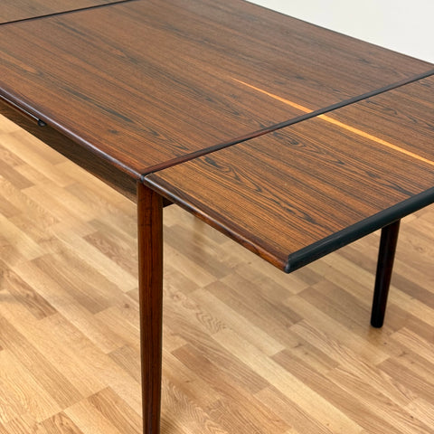 Dining table with extensions in santos rosewood, AR Mobler, 1950s-60s, Denmark - Beyo Vintage