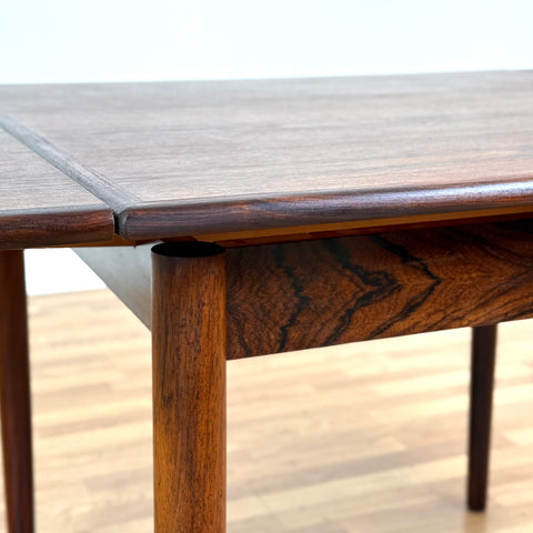 Dining table with extensions in santos rosewood, AR Mobler, 1950s-60s, Denmark - Beyo Vintage