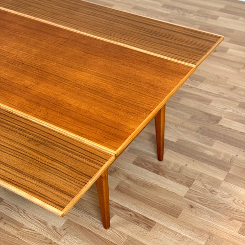 PRICE Extandable coffee table in teak by Emmaboda Möbelfabrik, 1950s-60s, Sweden - Beyo Vintage