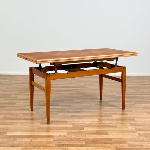 PRICE Extandable coffee table in teak by Emmaboda Möbelfabrik, 1950s-60s, Sweden - Beyo Vintage