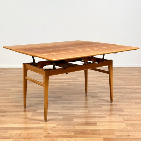 PRICE Extendable coffee table in teak, 1950s-60s, Denmark - Beyo Vintage