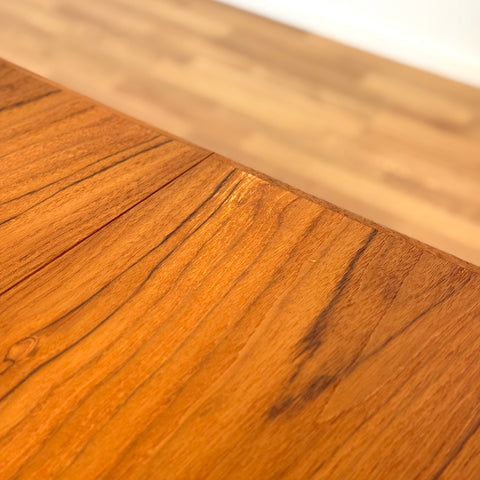 Extendable dining table in teak by Vamo, 1950s-60s, Denmark - Beyo Vintage