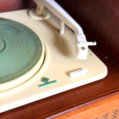 Gramophone in mahagony, 1950s-60s, Sweden - Beyo Vintage