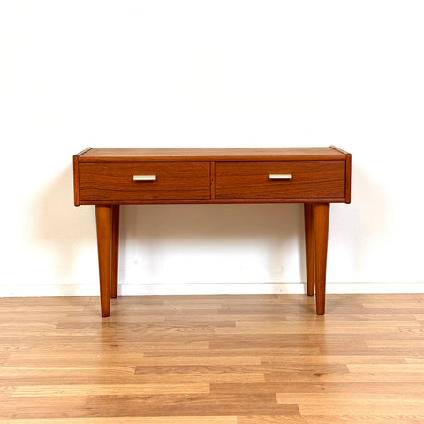 Hall bench in teak, 1950s-60s, Denmark - Beyo Vintage
