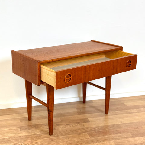 Hallbench in teak, 1950s-60s, Sweden - Beyo Vintage
